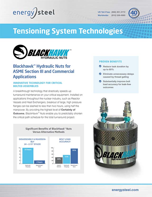 energy steel tensioning systems cover