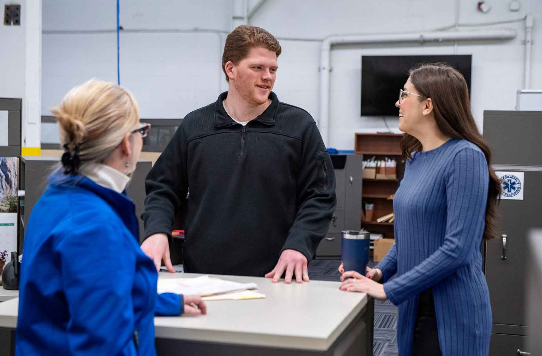 energy steel workers talking